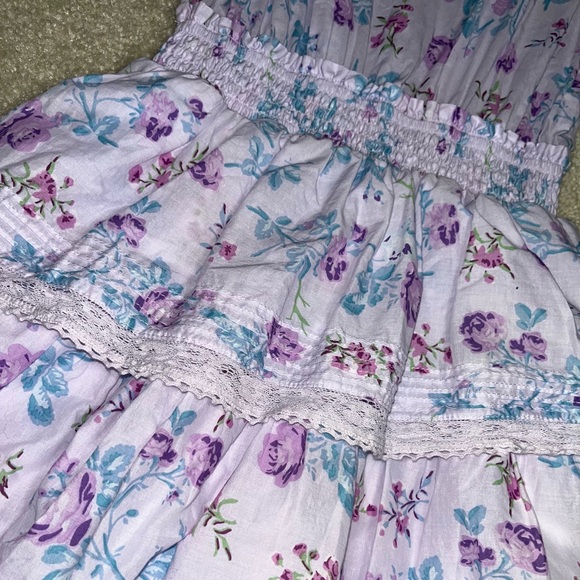 Love Shack Fancy x Target Lou
Double Ruffle Dress - Lavender -
Size XXS - Picture 2 of 5